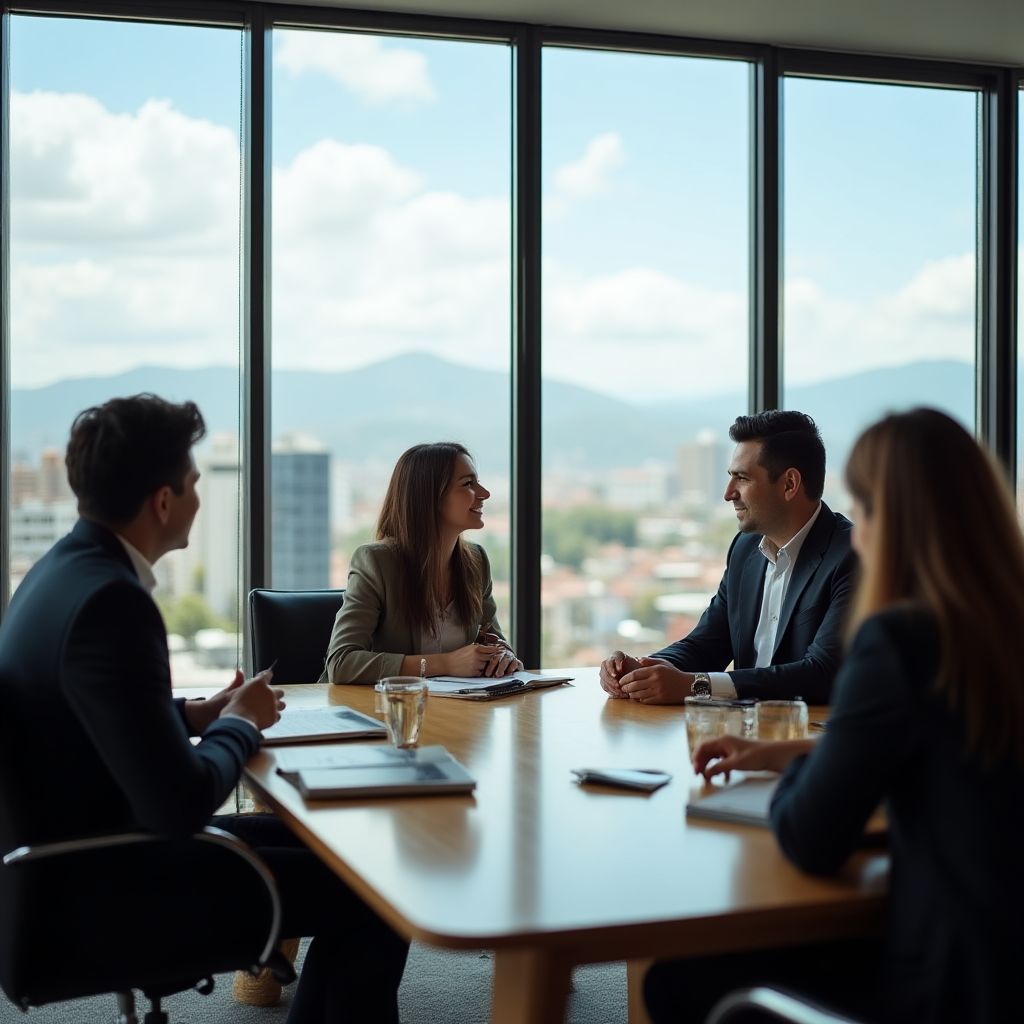 Equipo de ESPACE LIMITED en oficina de Cochabamba