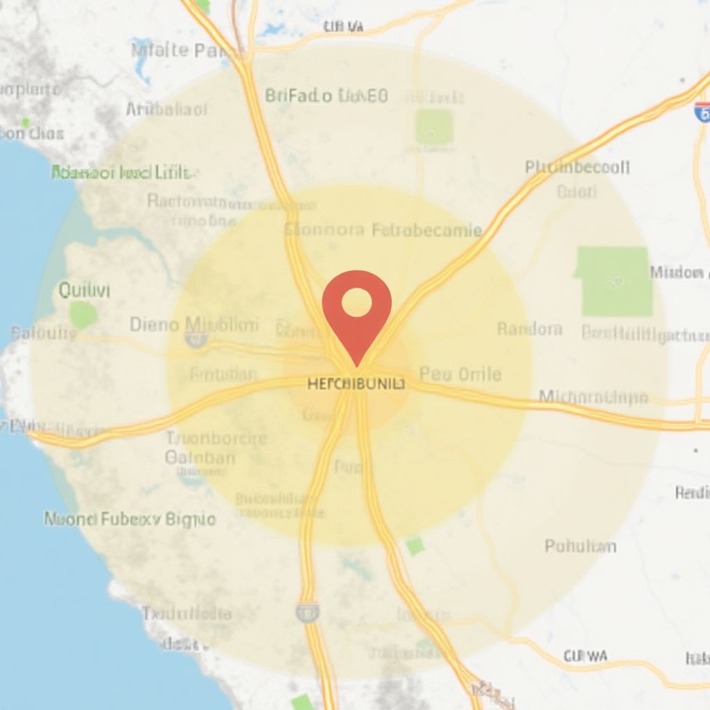 Mapa de ubicación de la oficina